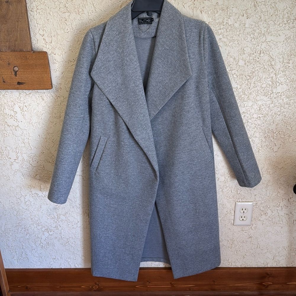 Blithe Las Angeles Grey Fall Coat - Picture 3 of 12